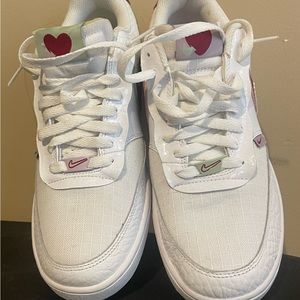 Women’s size 10 Valentine’s Day Nike court sneaker